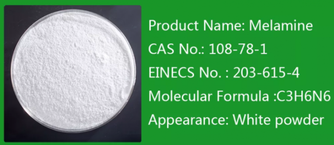 Karton 99,8% Bubuk Kristal Melamin Kelas Industri CAS 9003-08-1 0