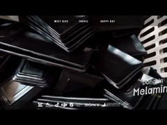 Piring Saus Kecil Dengan Decal Khusus Dengan Menggunakan Bubuk Resin Urea Formaldehida