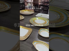 Perlengkapan Melamin Melamine Berwarna Putih Kualitas Tinggi Perlengkapan Melamin Hotel