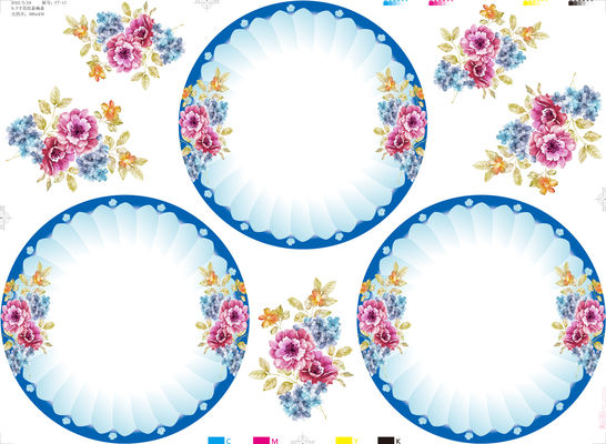 Harga yang bagus Kertas melamin dekoratif untuk peralatan makan untuk piring melamin Melmaine Decal Paper on line