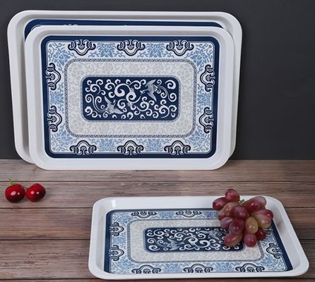 Harga yang bagus Temperature Resistant -20 derajat sampai 120 derajat Mesin Cuci Piring Aman Melamin Dinnerware Sets on line