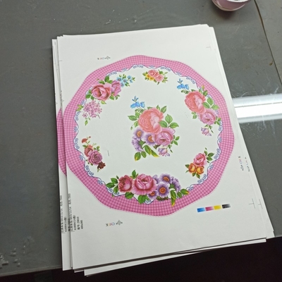 Harga yang bagus 85% 100% Brightness Melamine Decal Paper Untuk Pencetakan Peralatan Makan on line