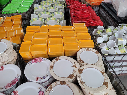 Harga yang bagus Perangkat Makan Melamin Kustom MSDS yang Tidak Dapat Dipecahkan on line