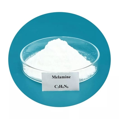 Harga yang bagus 99,8% Min Melamin White Powder CAS 108-78-1 Untuk Membuat Peralatan Makan on line