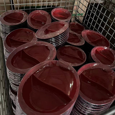 Harga yang bagus Perangkat Makan Melamin Tahan Panas Tahan Chip Tidak Beracun on line