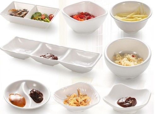 Harga yang bagus Perlengkapan Melamin Warna Putih Custom Plastik Besar Dapur Servis Mangkuk untuk Ramen on line