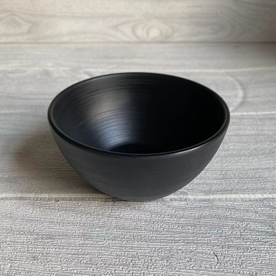 Harga yang bagus Black Melamine Bowl 100% Food Grade Logo yang dapat disesuaikan on line
