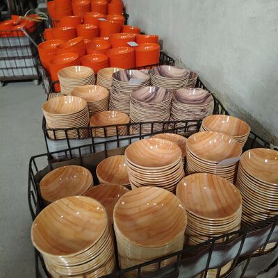 Harga yang bagus Set Perlengkapan Makan Malam Melamin yang Bisa Disesuaikan untuk Hotel dan Restoran on line