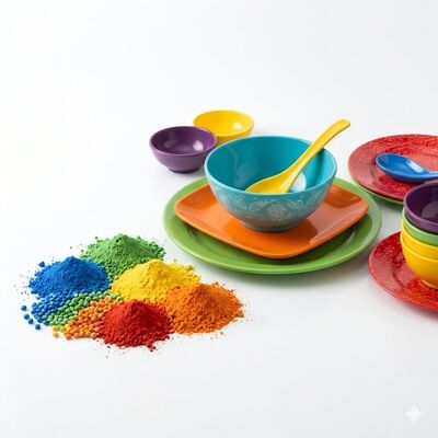 Harga yang bagus Food Health Standard Melamine Molding Compound For Melamine Crockery on line