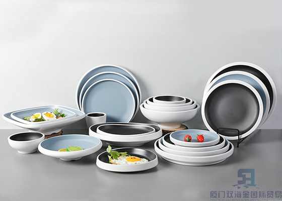 Harga yang bagus Gaya Makan Melamin Gaya Nordic Meniru Piring Porcelain Melamin Melayani on line