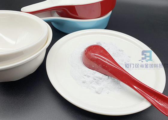 Harga yang bagus A5 Melamin Bahan Baku Injection Moulding Powder Kekerasan Permukaan Superior on line