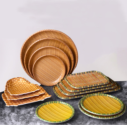 Harga yang bagus Western Dish A5 Melamin Makan Set Rumah Tangga Nordic Logo Disesuaikan on line