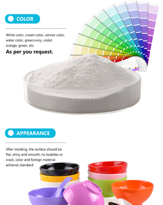 Harga yang bagus 100% Melamin Moulding Compound Untuk Membuat Peralatan Makan on line