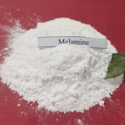 Harga yang bagus Bahan Baku Kimia Melamin 99,8% Putih CAS 108-78-1 on line