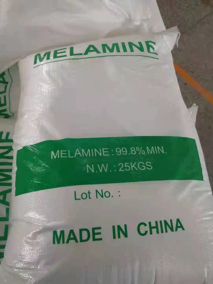 Bersertifikat MSDS 99,8% 99,5% Purity White Melamine Powder 4
